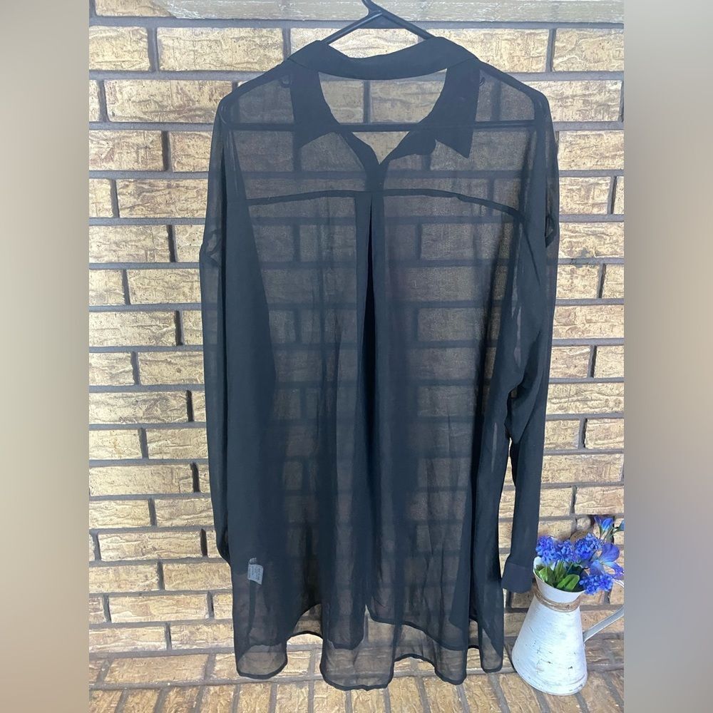 Sheer Button Down - image 2